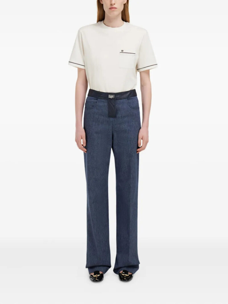 Ferragamo  contrasting-trim T-shirt