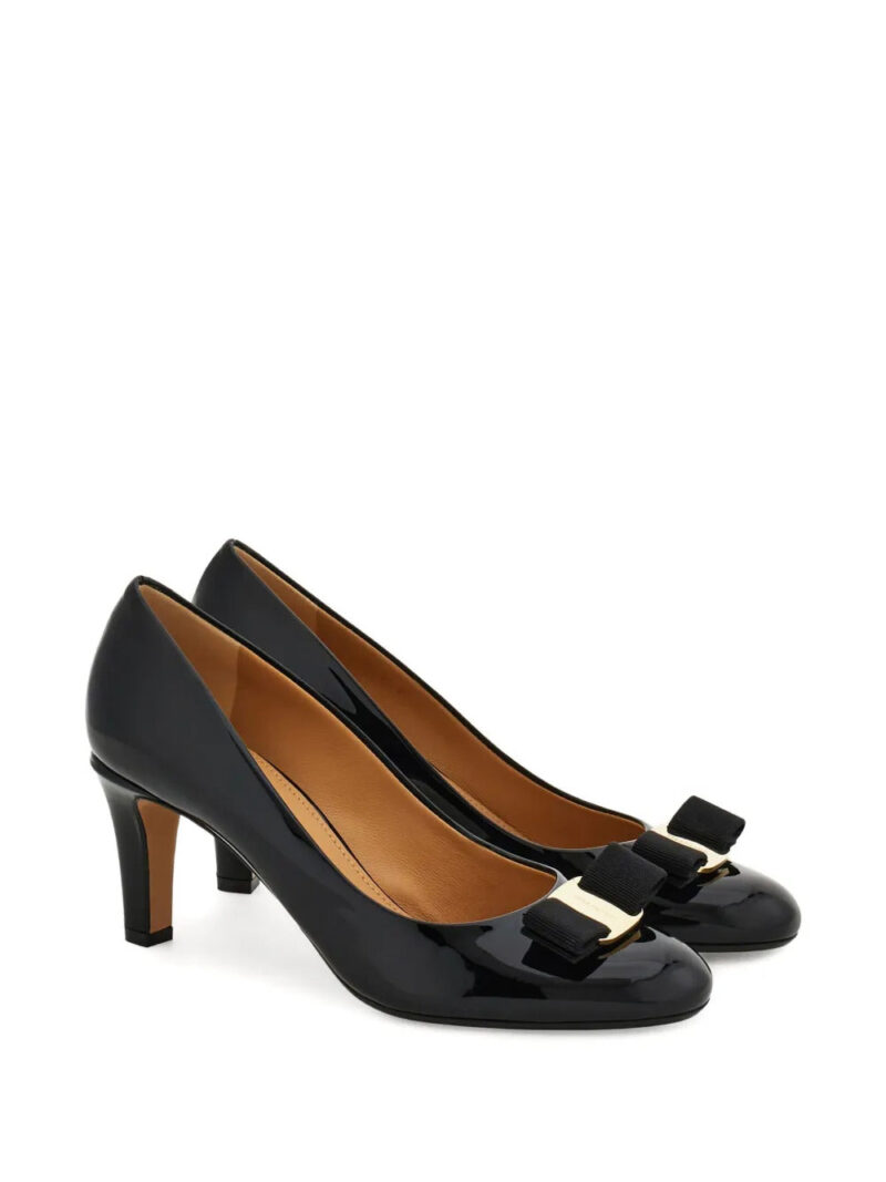 Ferragamo 70mm Vara bow-detail pumps
