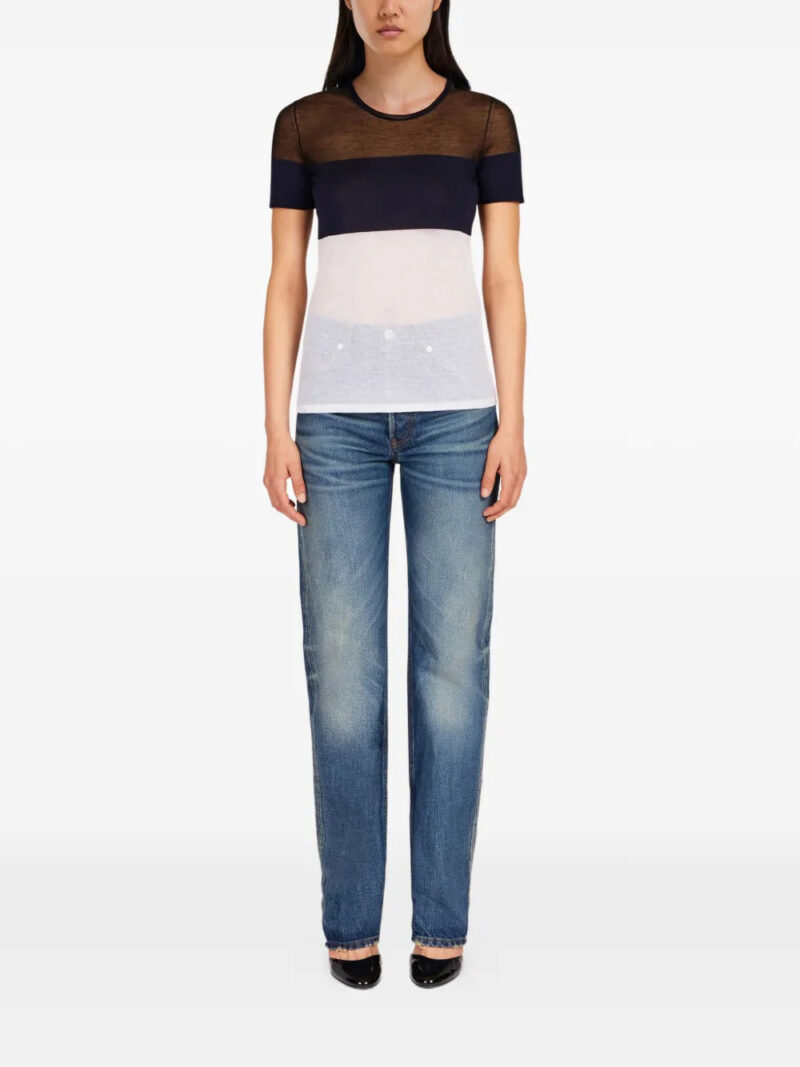 Ferragamo five pocket straight jeans
