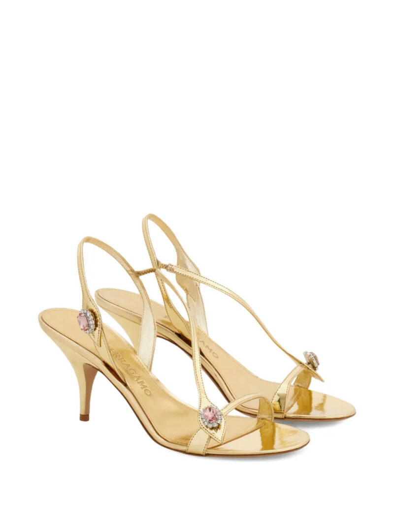 Ferragamo  70mm crystal-embellished sandals