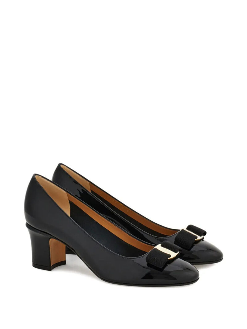 Ferragamo  50mm Vara bow-detail pumps