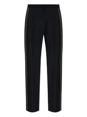 Versace studded wool trousers