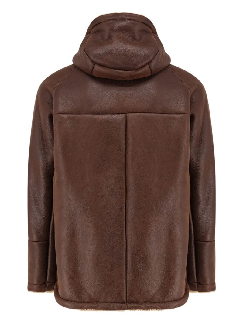 Salvatore Santoro  hooded leather jacket