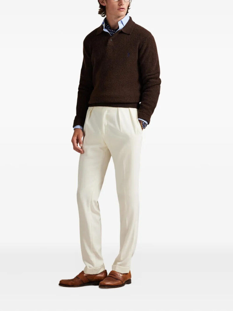 Polo Ralph Lauren  waffle-knit polo-collar shirt