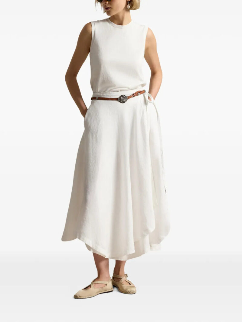 Polo Ralph Lauren  tie-waist midi skirt