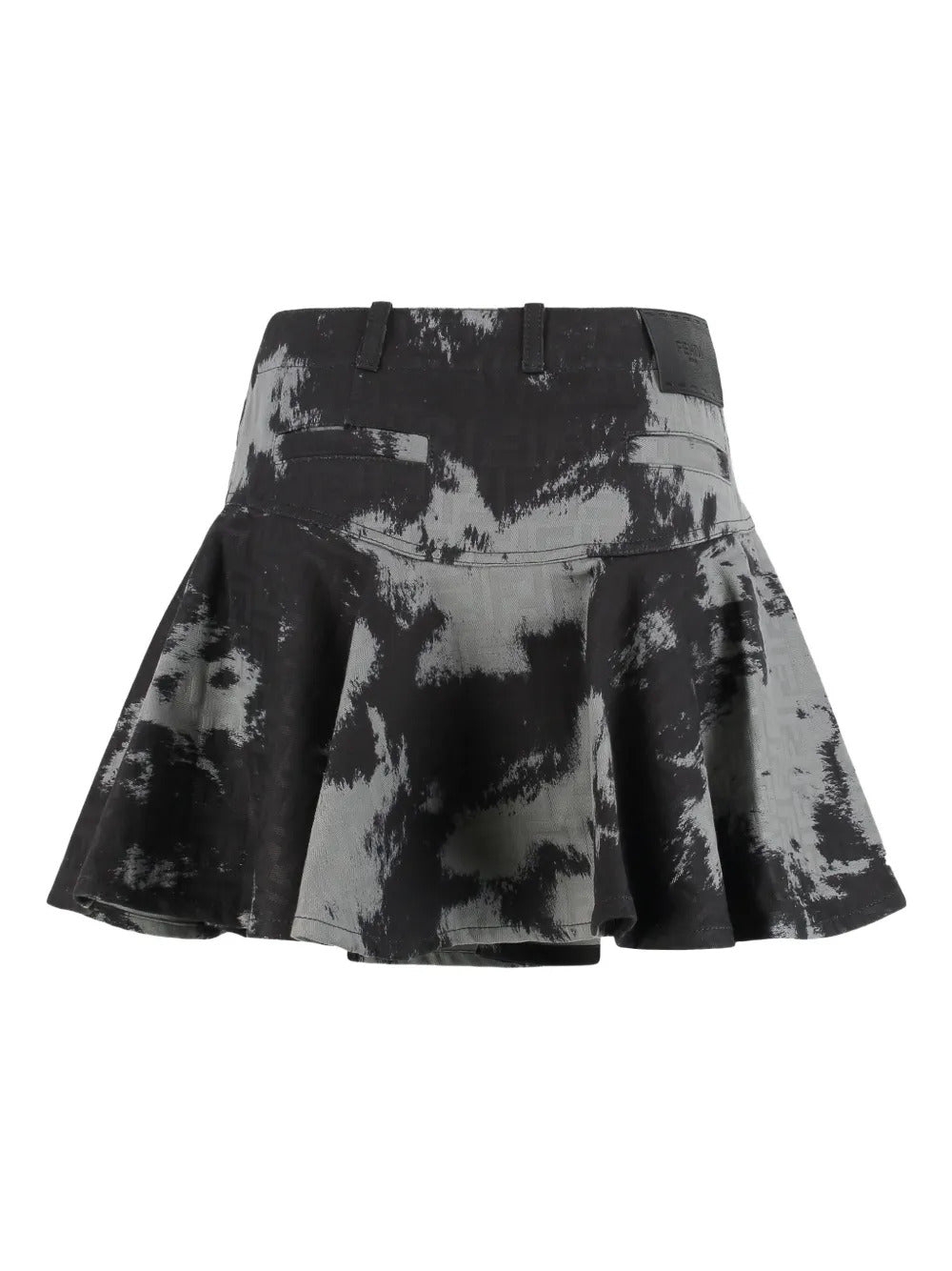 FENDI five-pocket jacquard mini skirt - Image 2