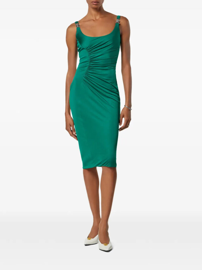 Versace  Medusa Ruched Dress