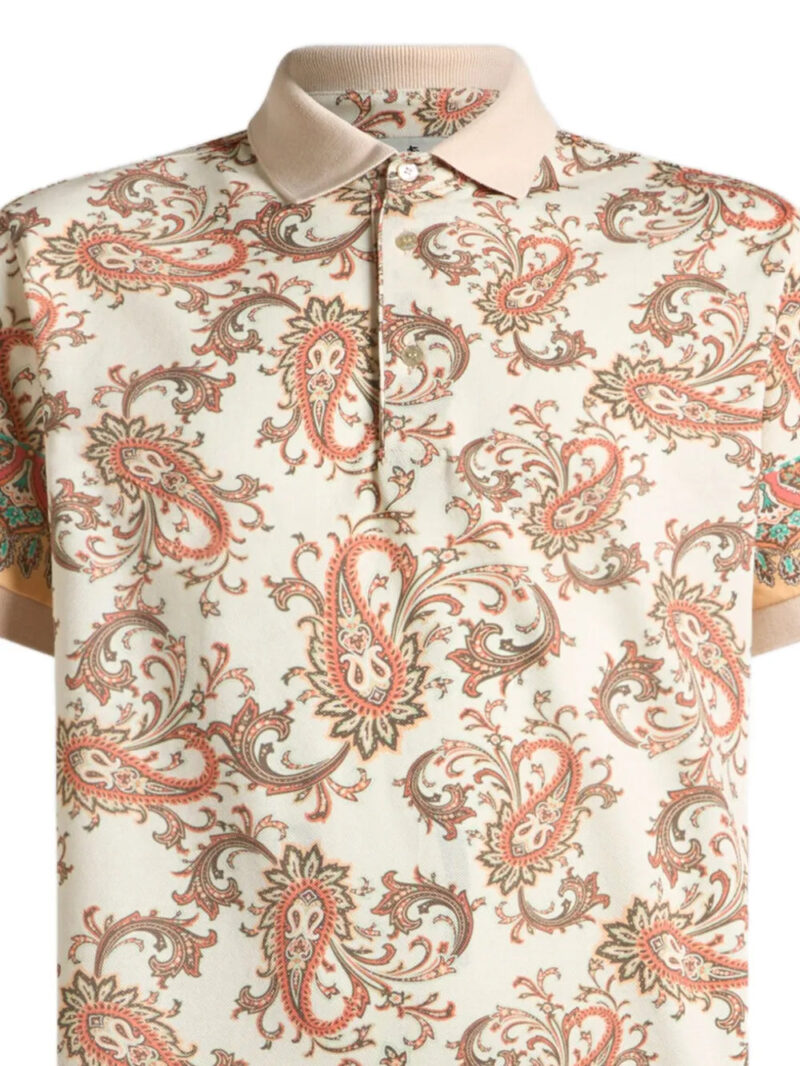 ETRO  placed-print polo shirt