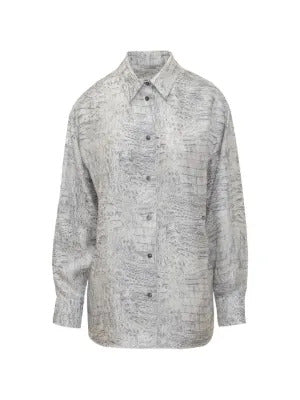 Ferragamo  animal-print shirt