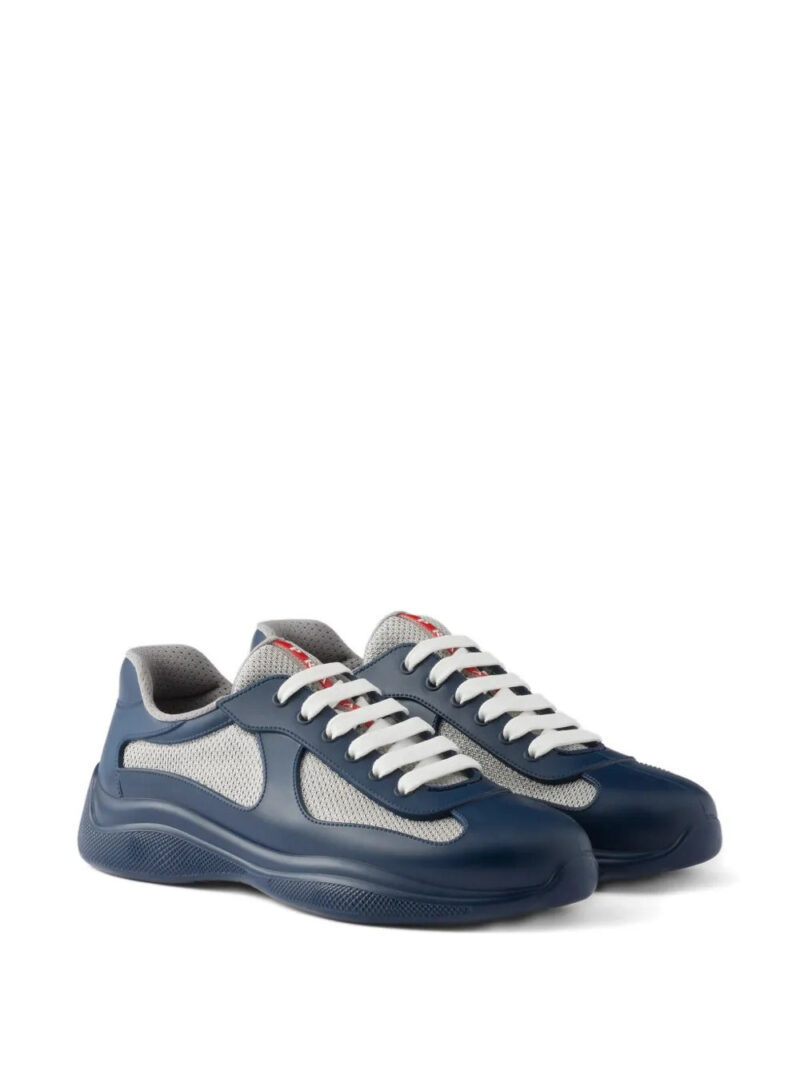 Prada America's Cup bike fabric badge sneakers