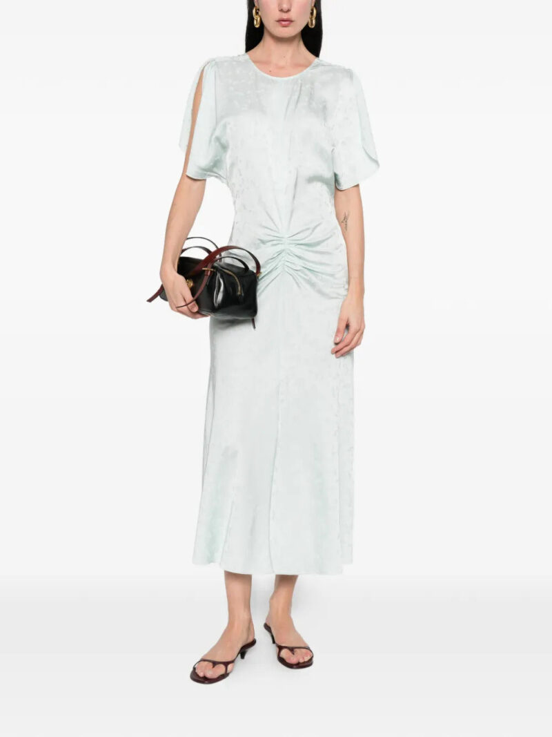 Victoria Beckham floral-pattern midi dress