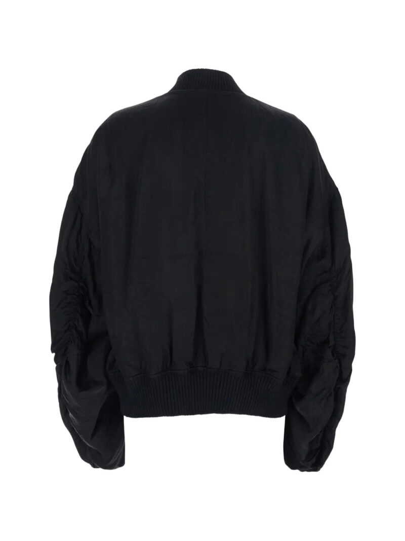 Rick Owens  ruched bomber jacket