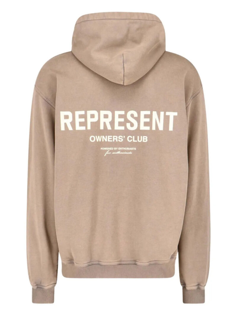 Represent  logo-print hoodie