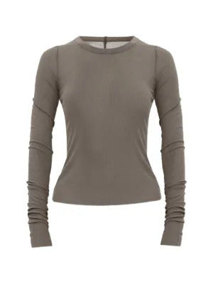 Rick Owens  ribbed-knit long-sleeve T-shirt