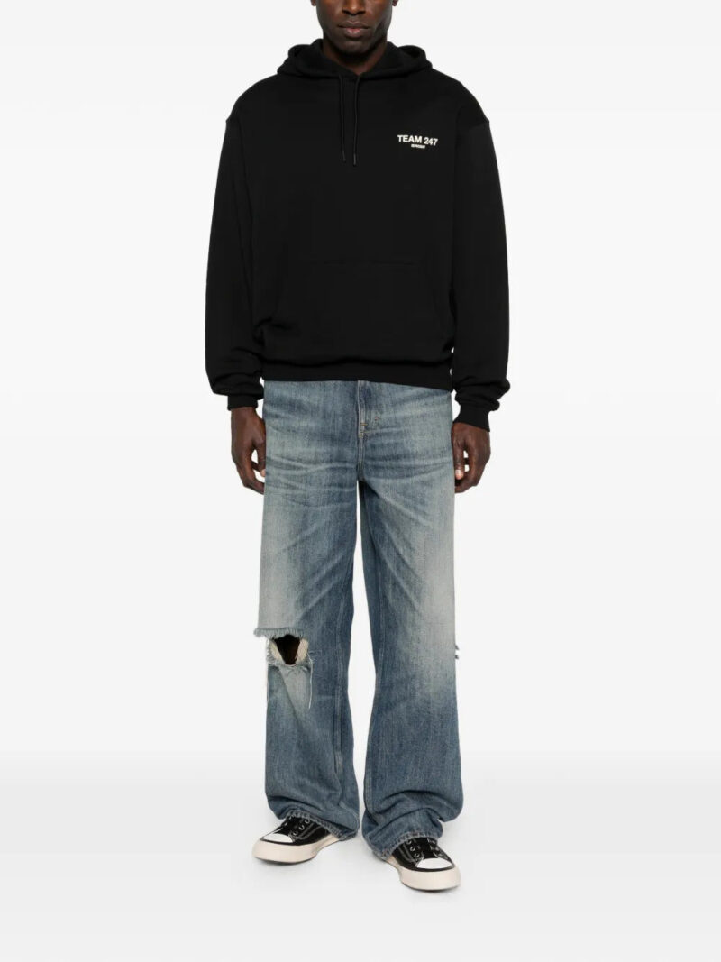 Represent logo-print hoodie