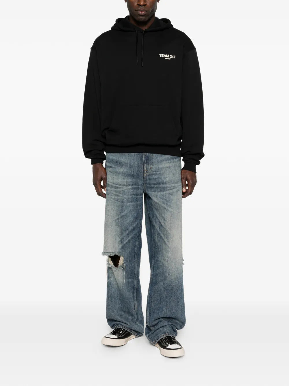 Represent logo-print hoodie - Image 4