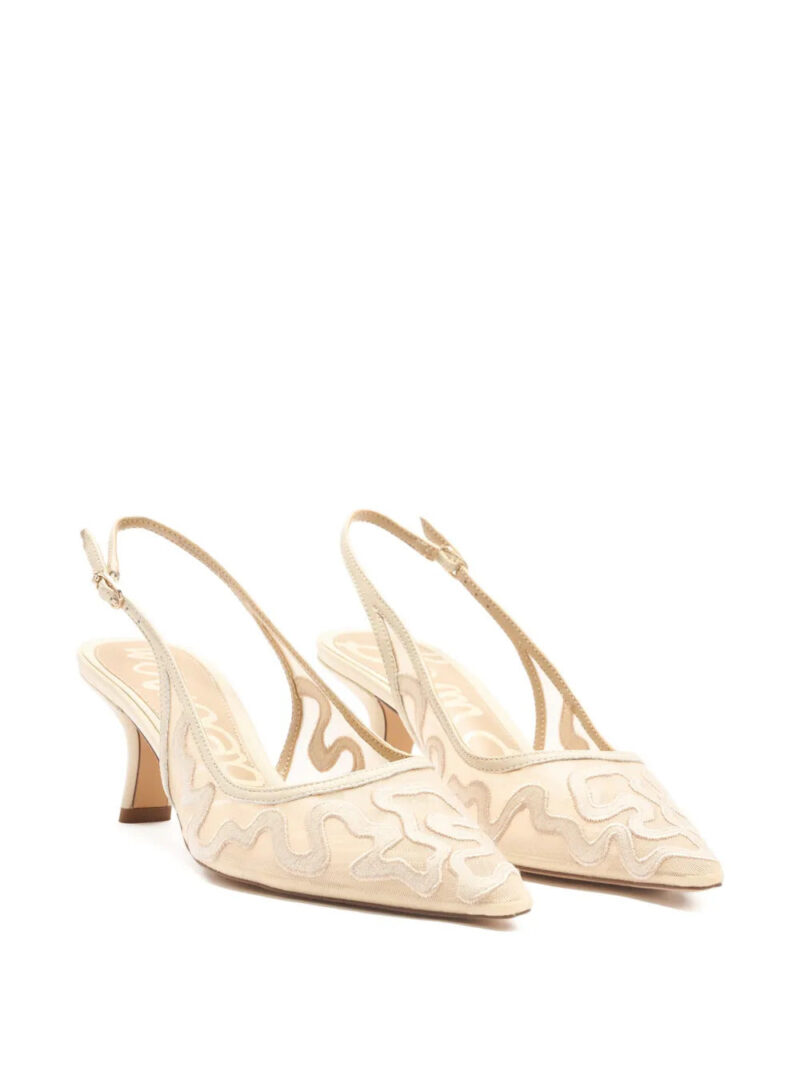Sam Edelman  Bianka Slingback embroidered pumps