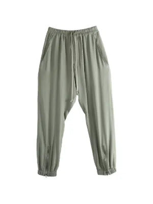 Rick Owens drawstring zip trousers