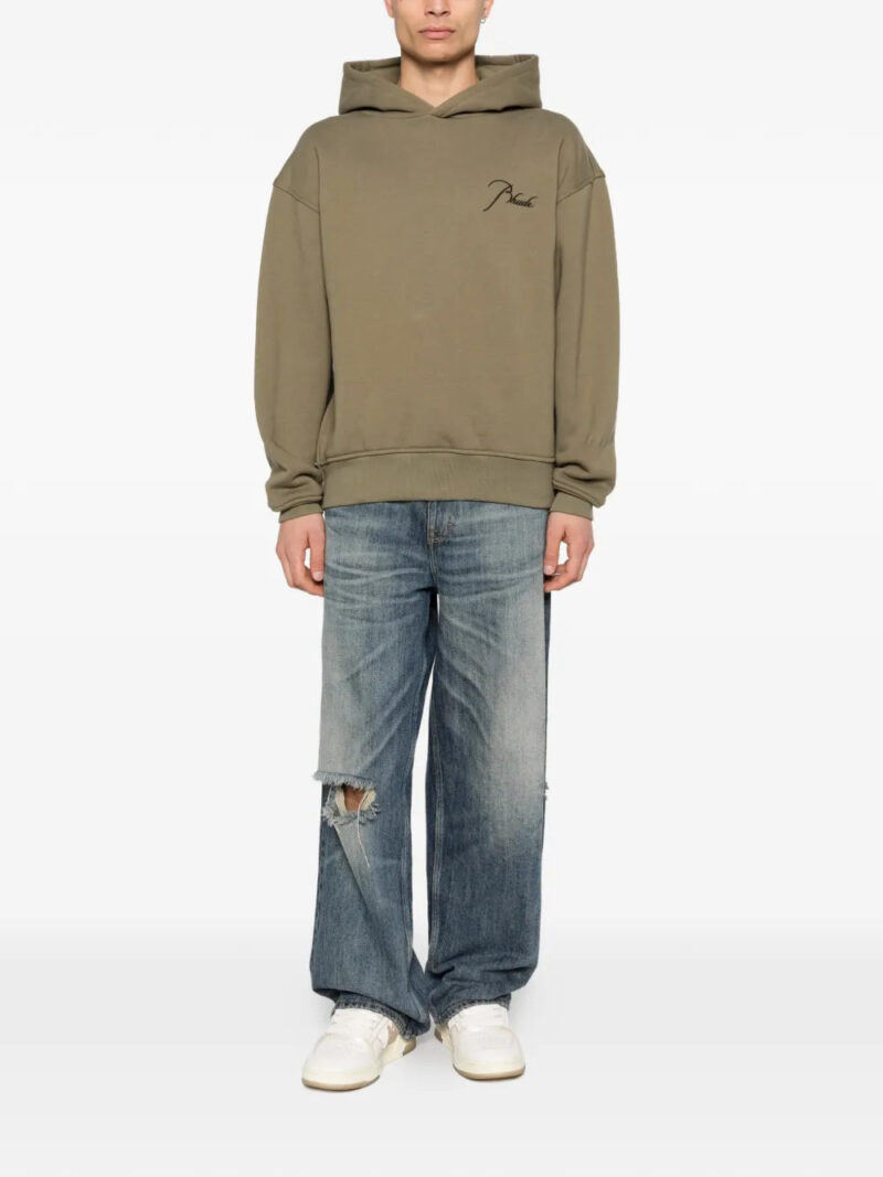 RHUDE  green hoodie