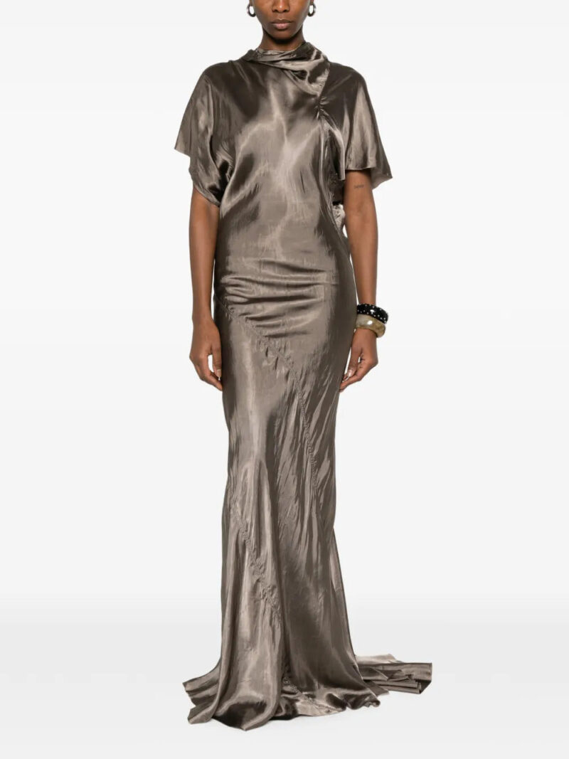 Rick Owens  short-sleeve draped-design maxi dress