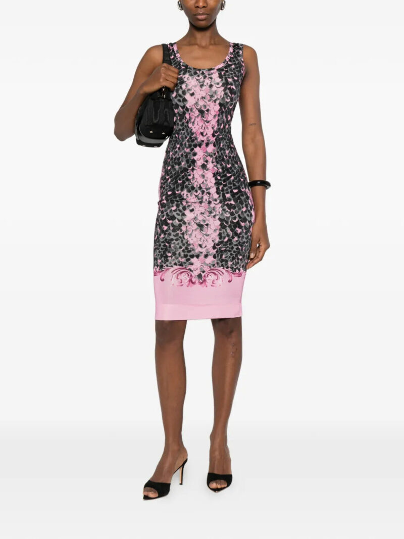 Versace Jeans Couture printed midi dress