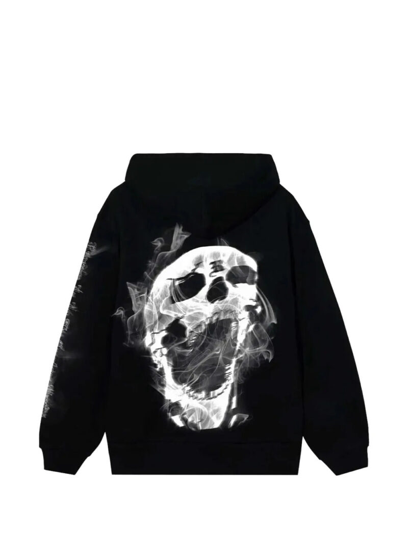 Revenge  skull-print hoodie