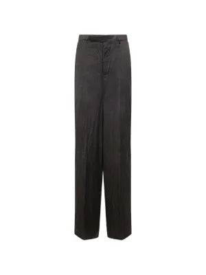 Rick Owens  brown straight-leg trousers