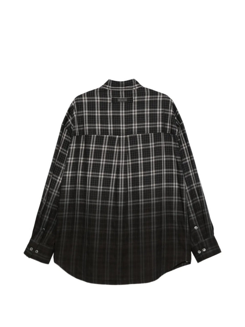 Feng Chen Wang  checked pocket shirt