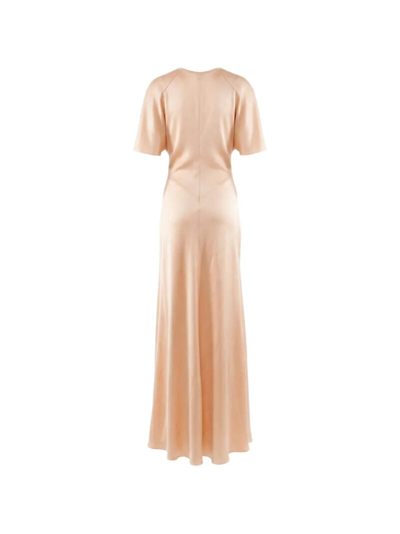 Victoria Beckham  Isabella pleated crew-neck maxi dress
