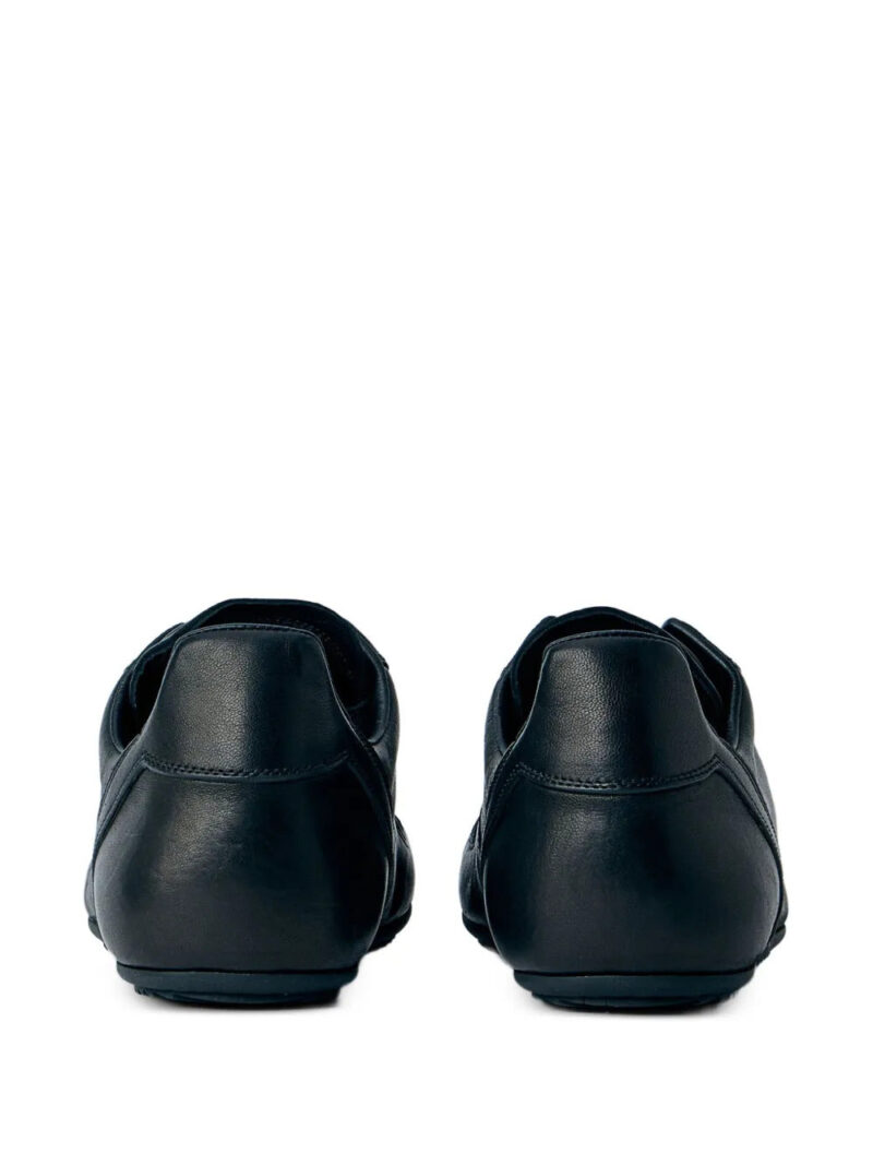 Rick Owens round toe lace-up sneakers