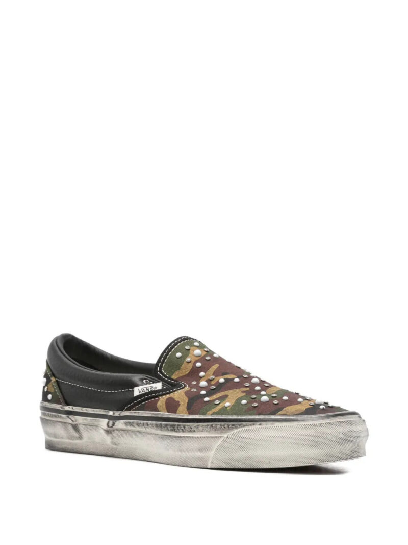 Vans  Premium Classic camouflage-pattern studded sneakers