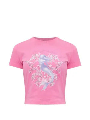 Versace Jeans Couture  mermaid-graphic cotton T-shirt