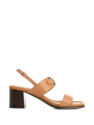 Ferragamo  Gancini leather sandals