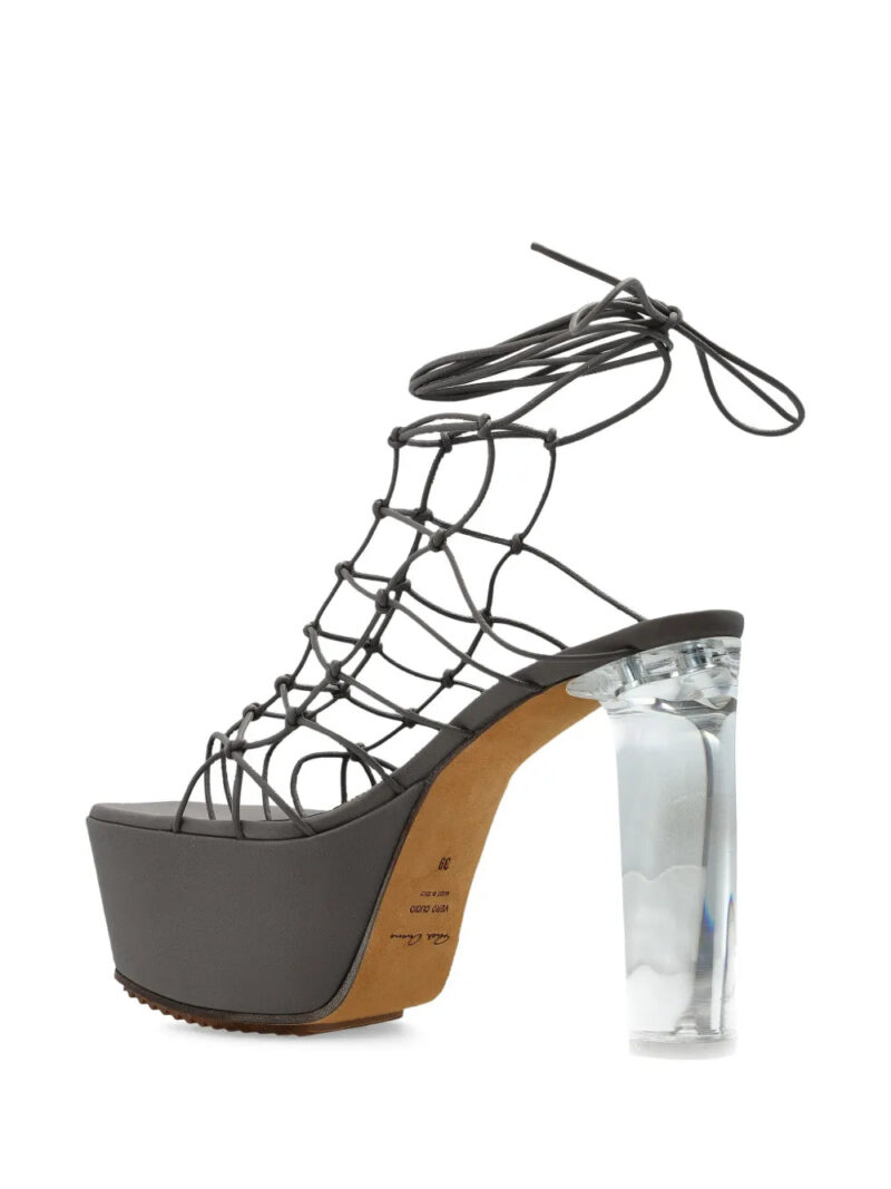 Rick Owens  130mm Web Platform sandals