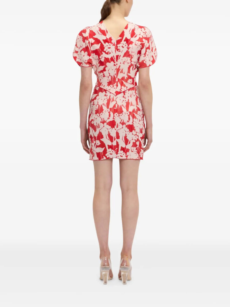 Victoria Beckham  floral-print gathered mini dress