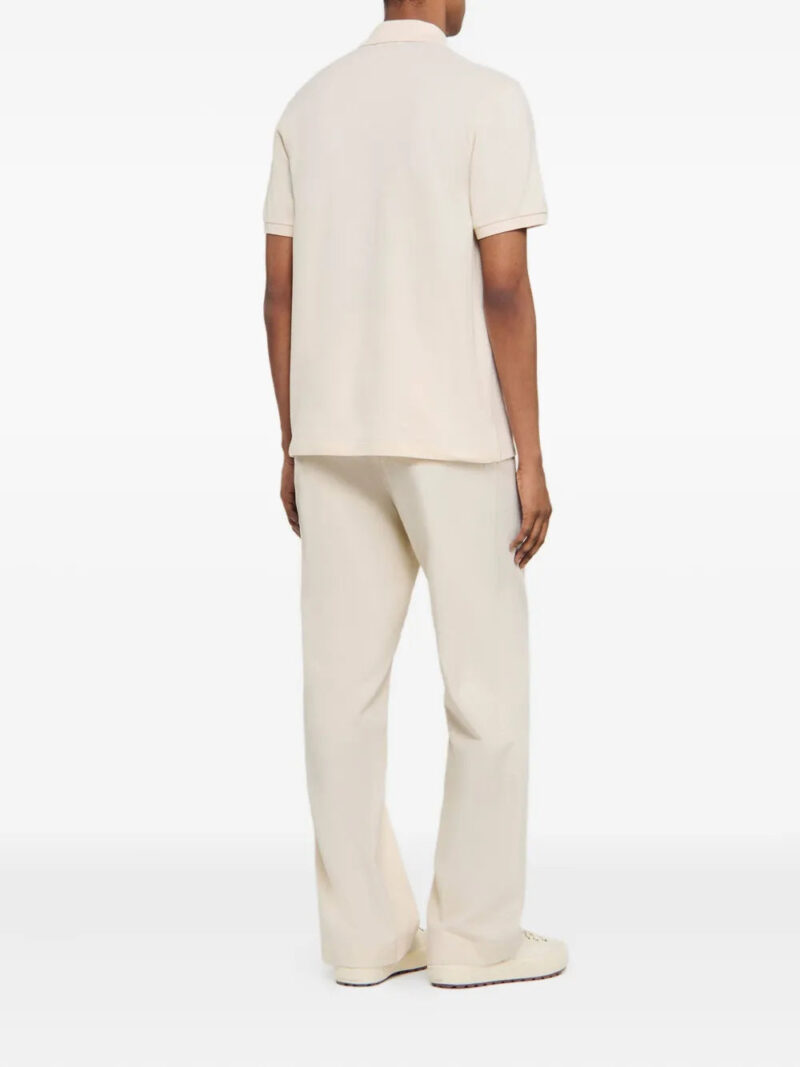 SANDRO logo-embroidered cotton polo shirt