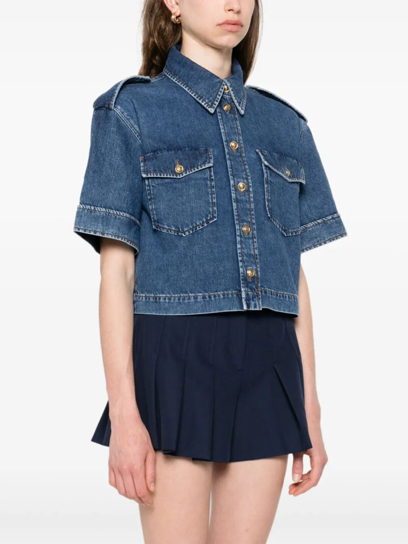 SANDRO  cotton denim shirt