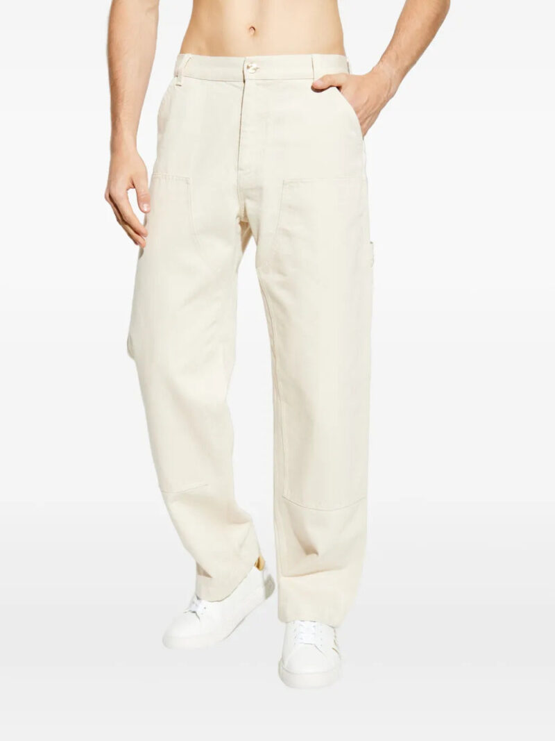 Versace  logo-patch trousers