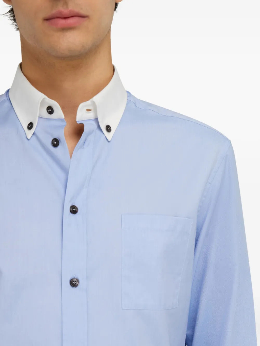 Ferragamo button-down contrasting-collar shirt - Image 3