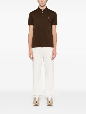 Polo Ralph Lauren embroidered-logo cotton polo shirt
