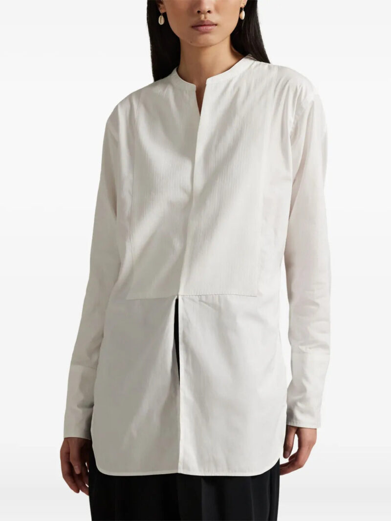 Polo Ralph Lauren  mandarin-collar cotton shirt