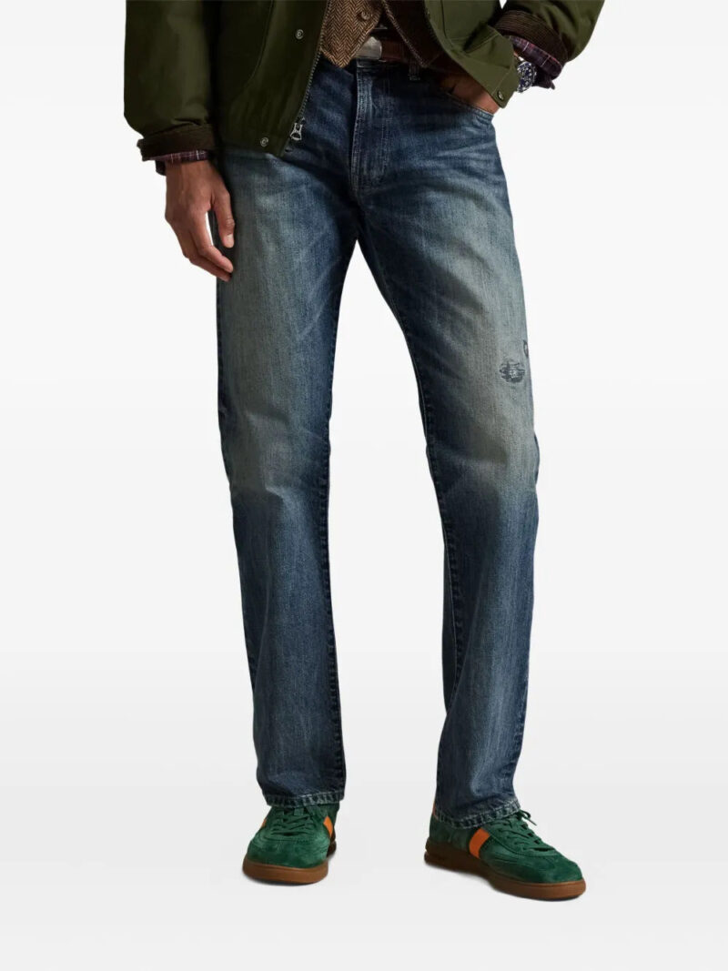Polo Ralph Lauren  repaired-detail cotton jeans