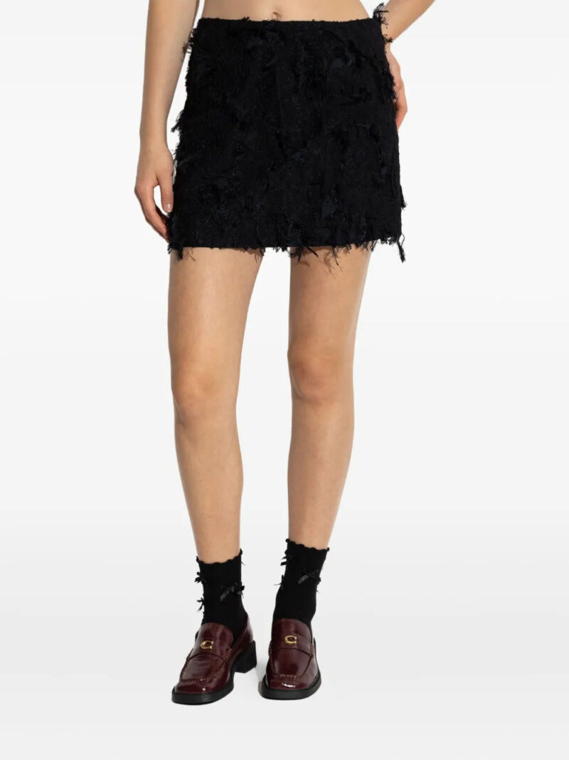 SAMSOE SAMSOE Samajsan frayed mini skirt