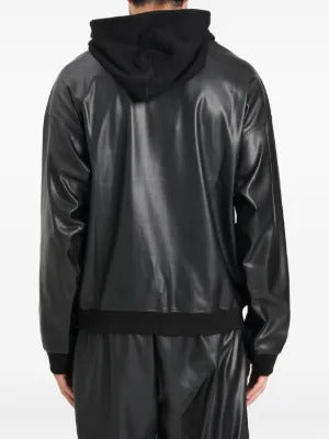 Versace Jeans Couture  logo-patch hoodie