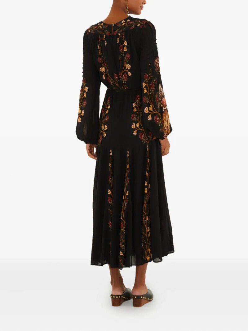 FARM Rio floral tie maxi dress