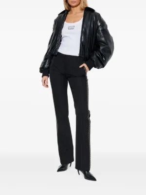 Versace studded wool trousers