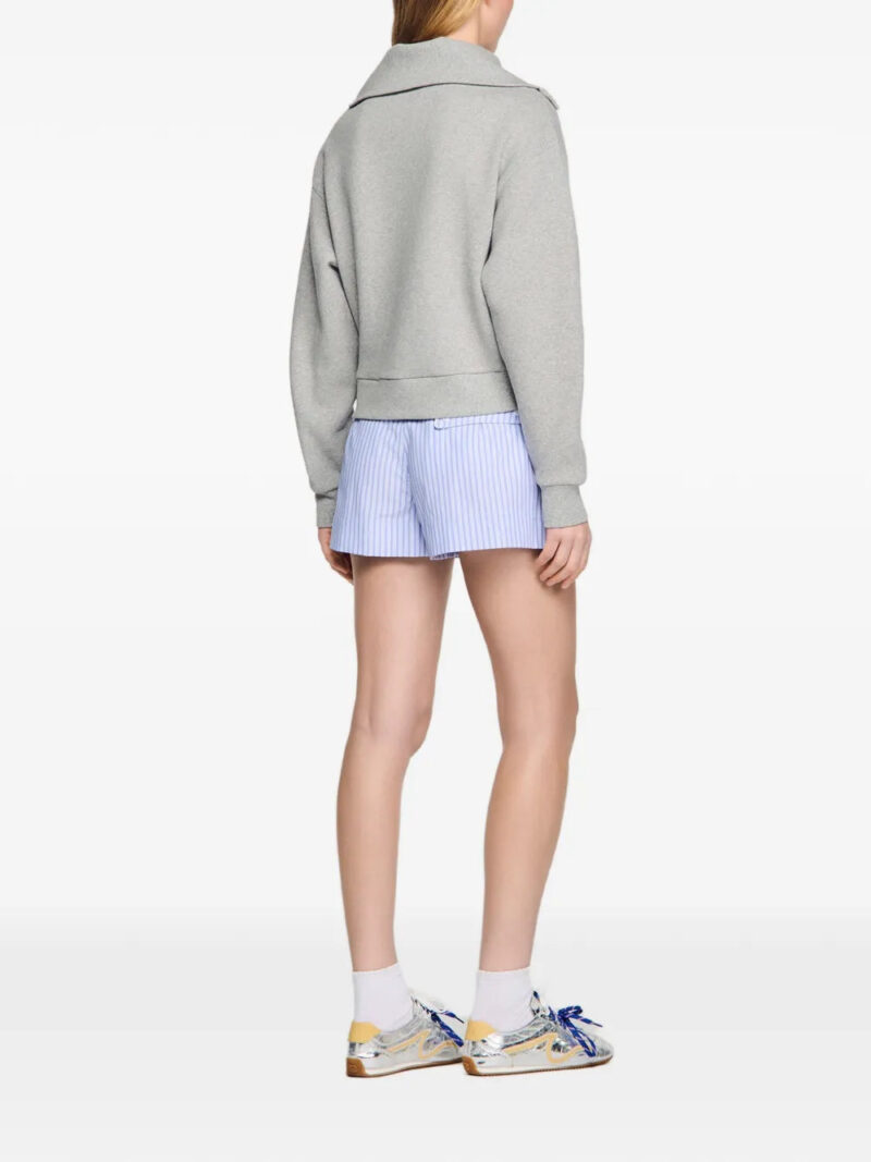 SANDRO  logo-plaque sweatshirt