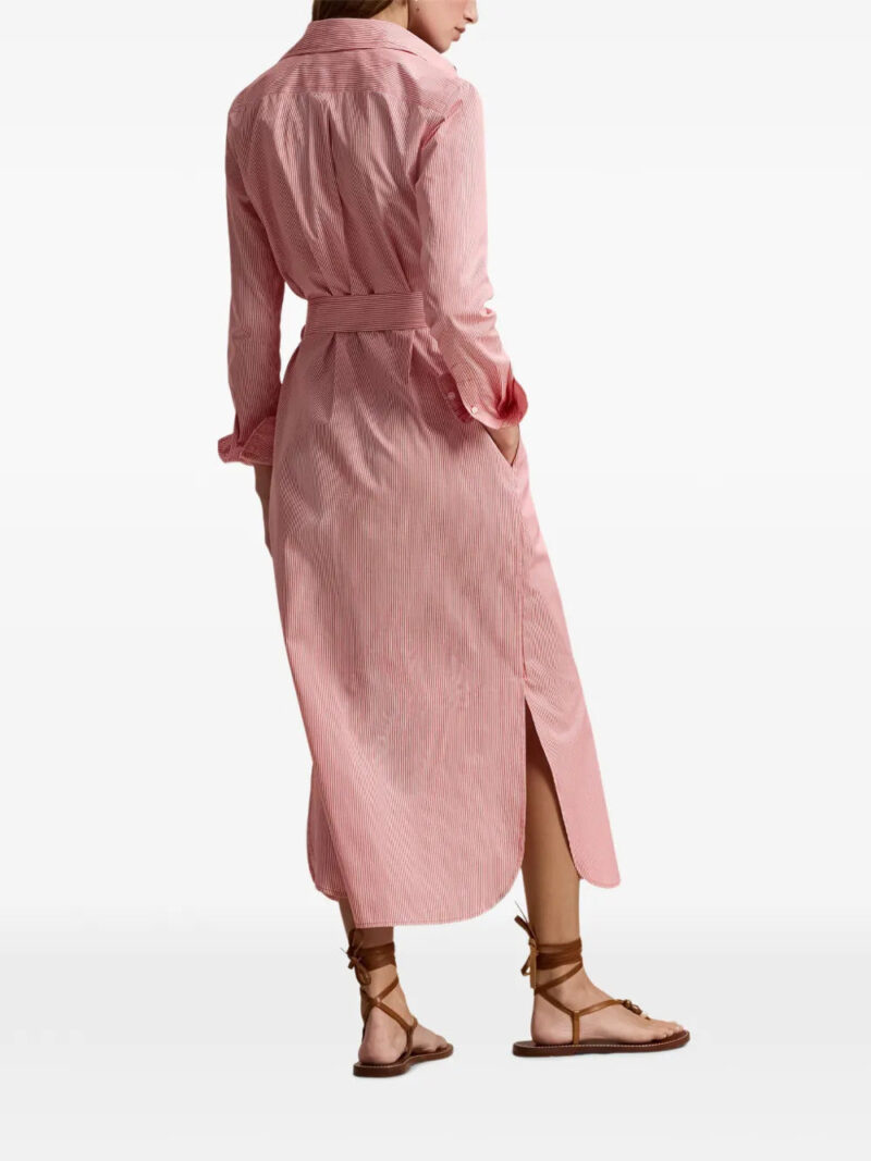 Polo Ralph Lauren striped belted midi dress