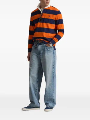 Polo Ralph Lauren  point-collar striped polo shirt