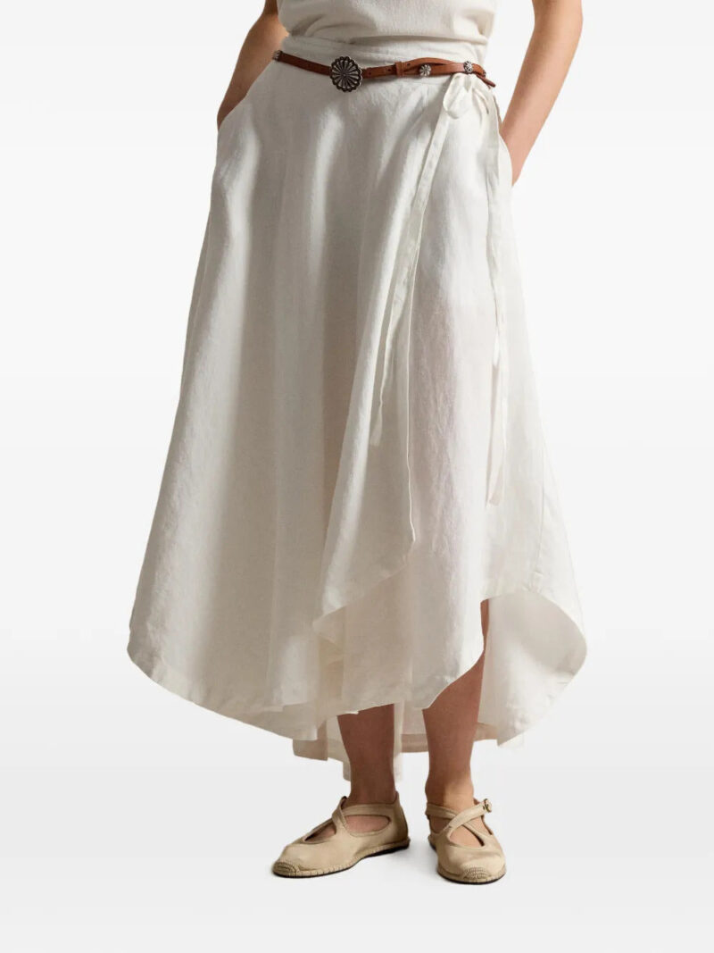 Polo Ralph Lauren  tie-waist midi skirt